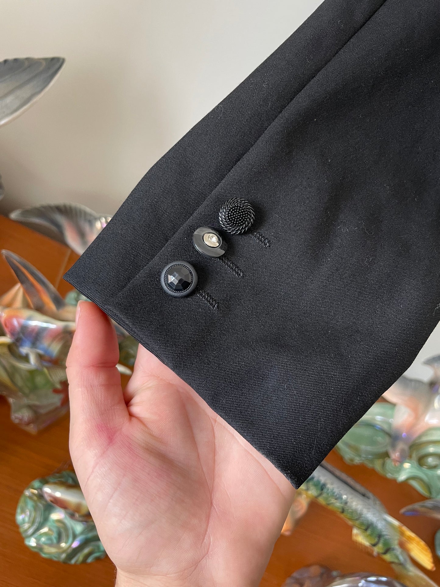 Comme des Garçons FW 2008 classic short black wool blazer