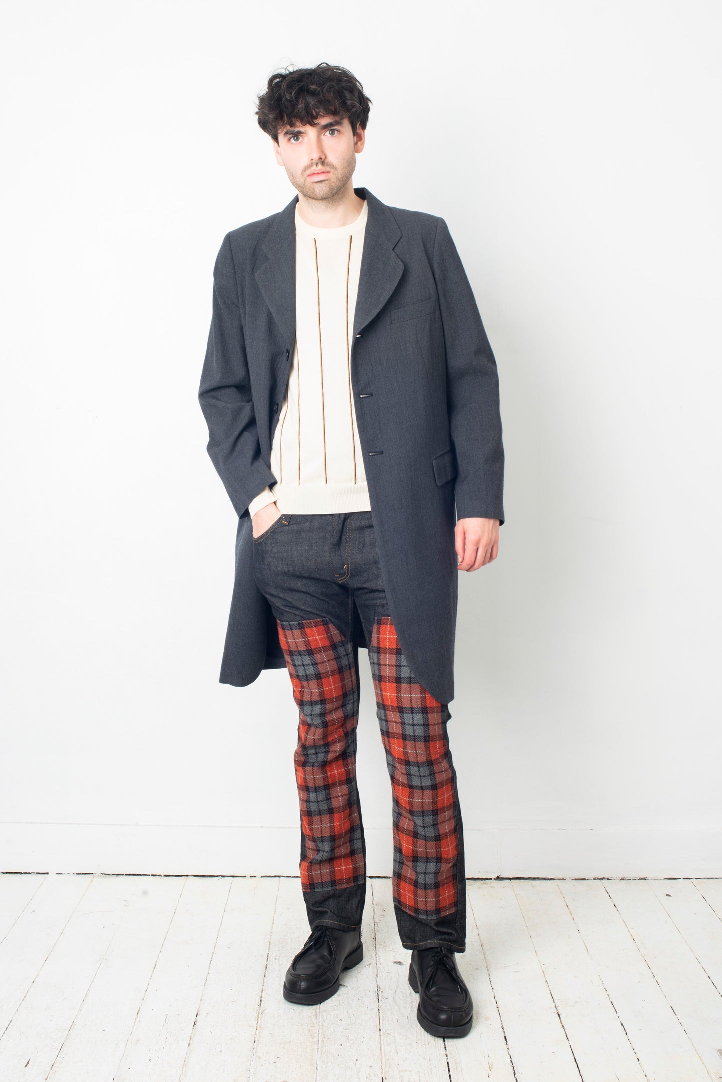 Comme des Garçons 90’s grey wool coat