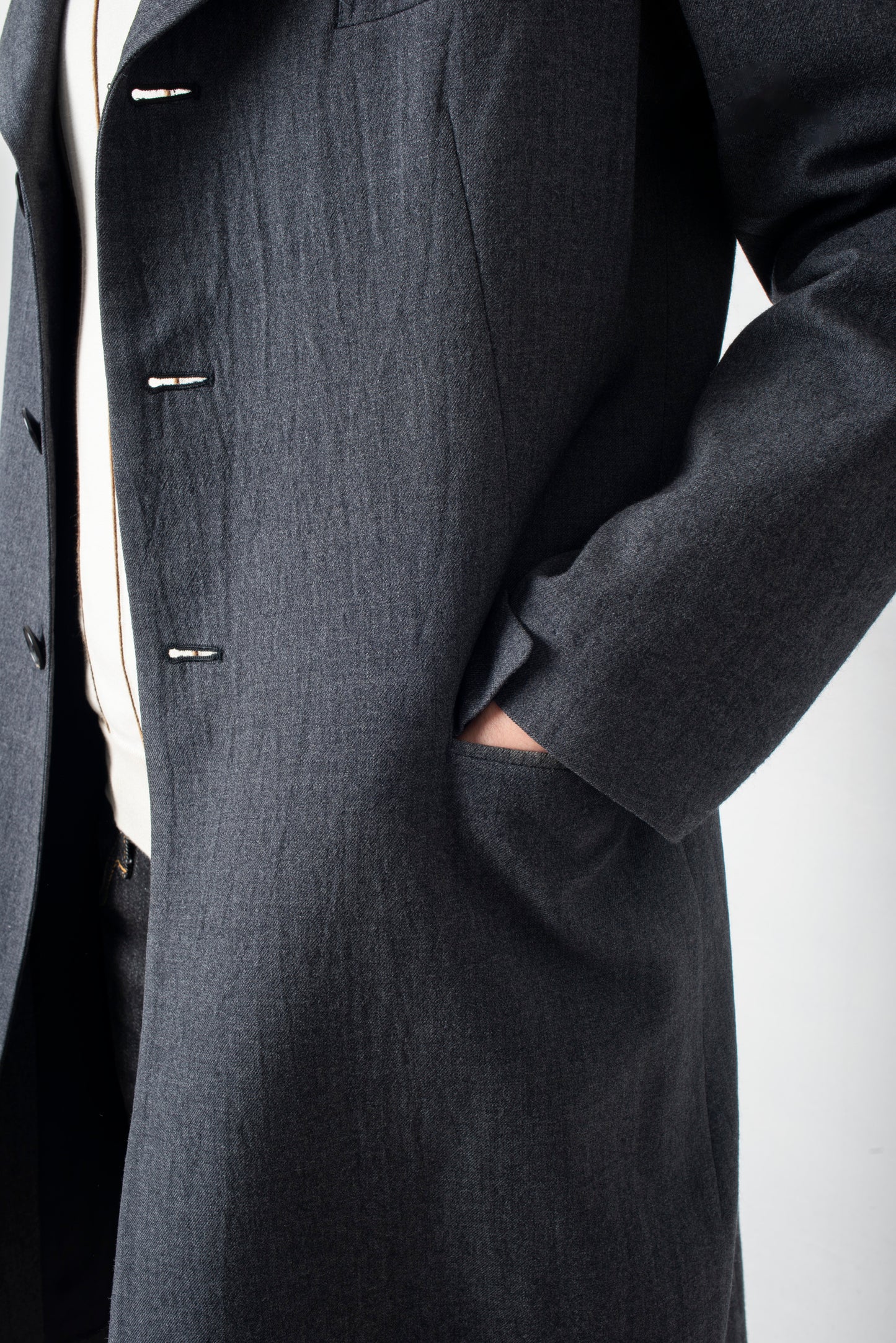 Comme des Garçons 90’s grey wool coat