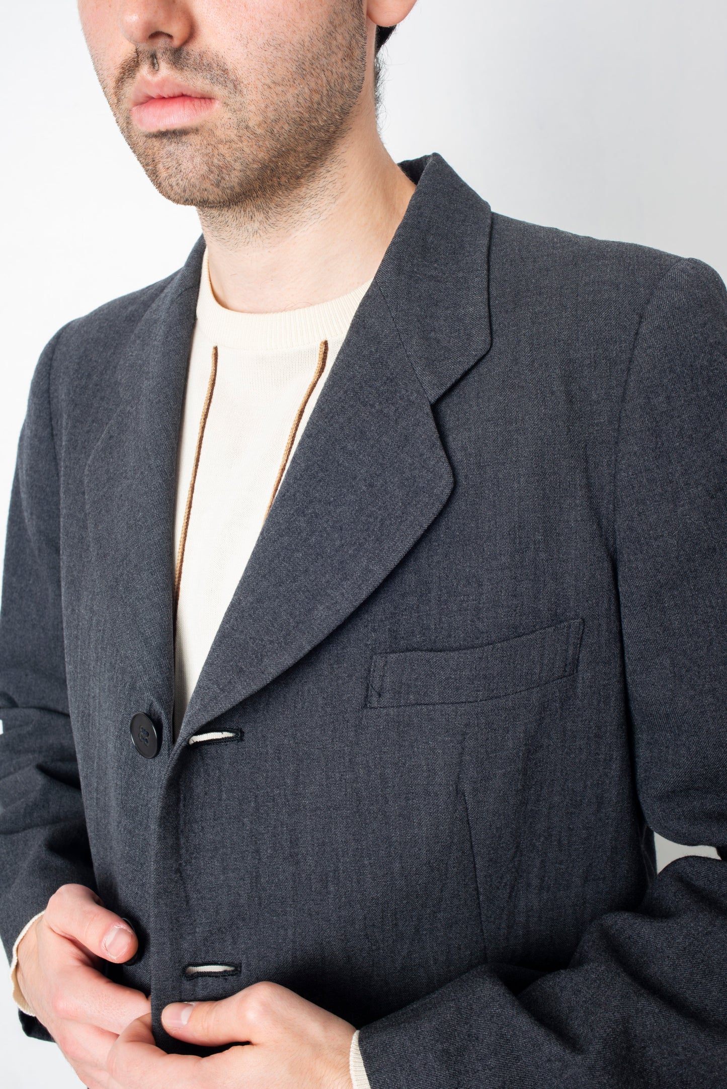 Comme des Garçons 90’s grey wool coat