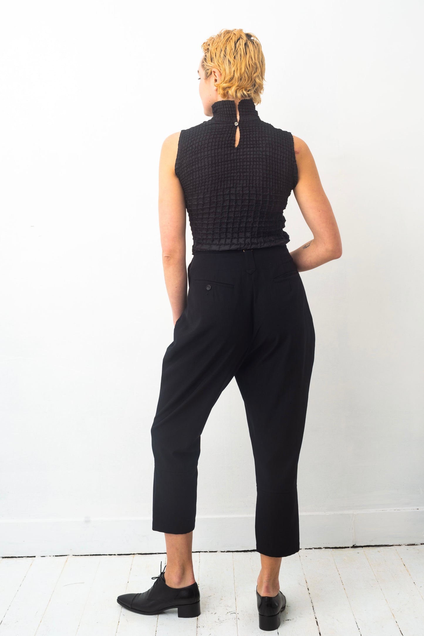 Comme des Garçons 90’s black wool jodhpur riding pants