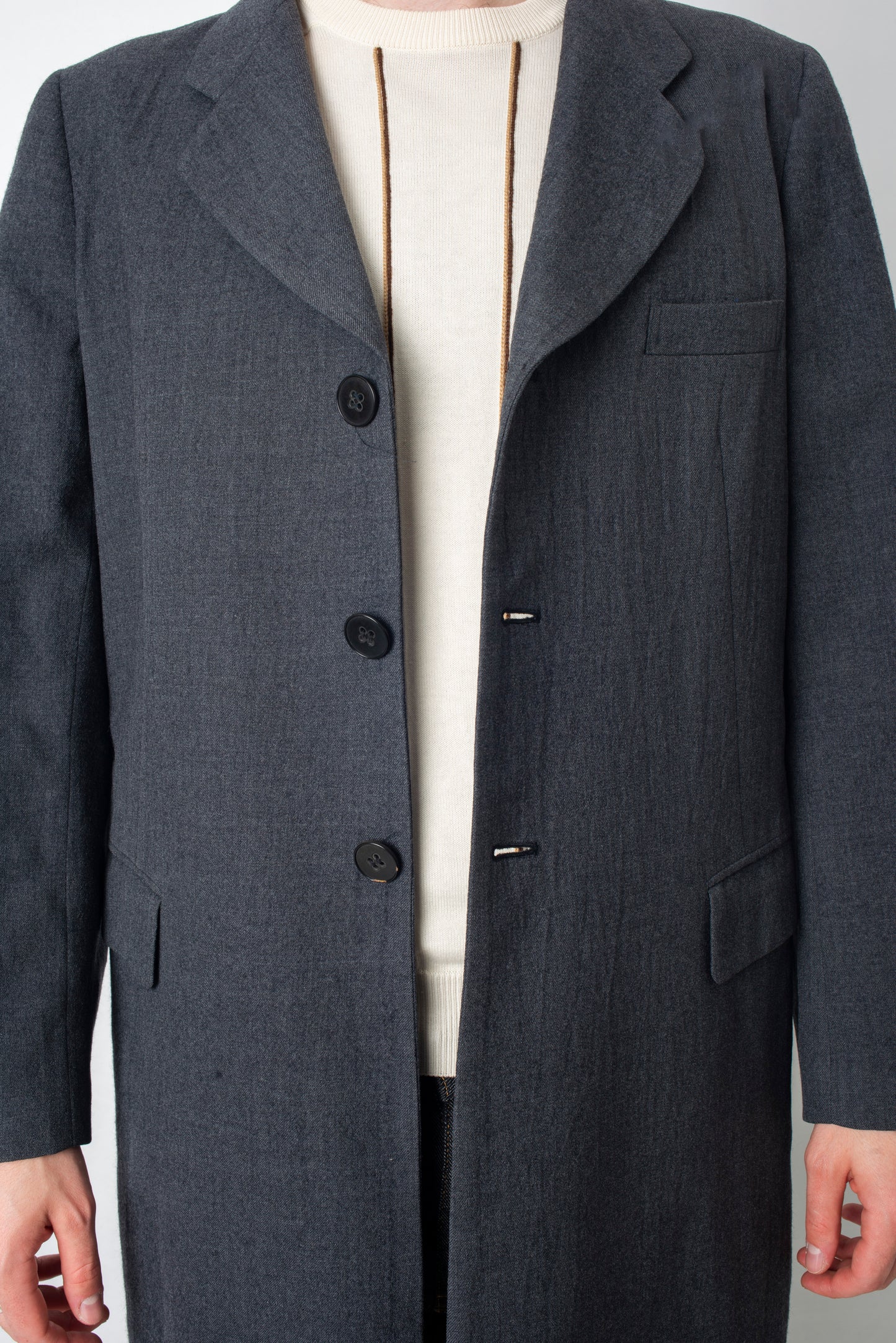 Comme des Garçons 90’s grey wool coat