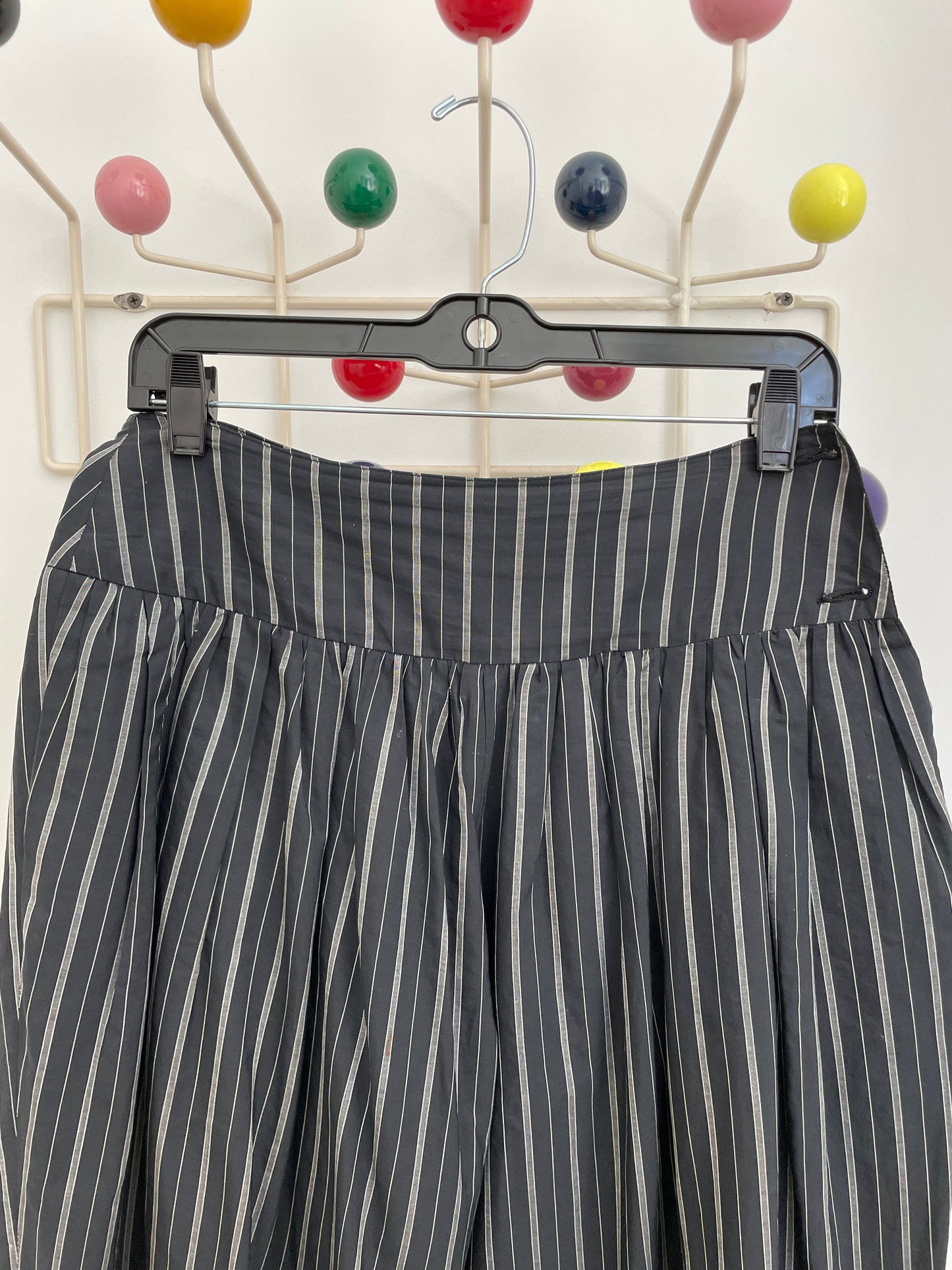 Armani 80's striped cotton balloon trousers
