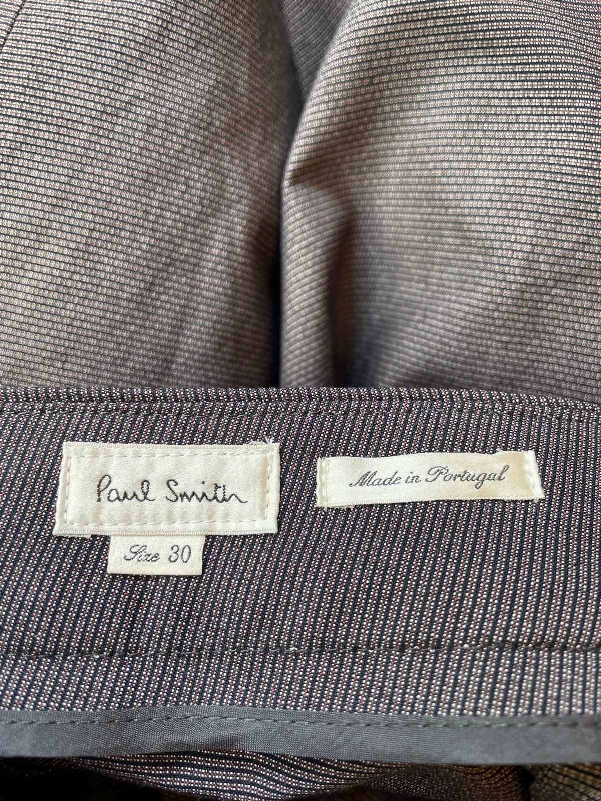 Paul Smith 2010's cotton wide dark grey trousers with drawstring