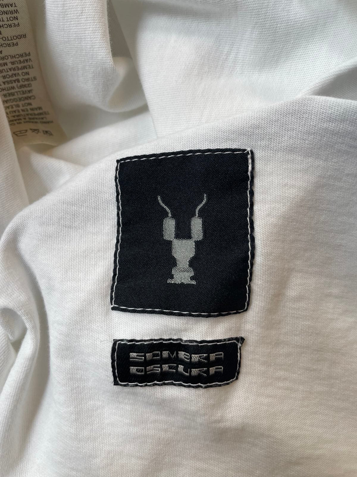 Rick Owens long white t-shirt