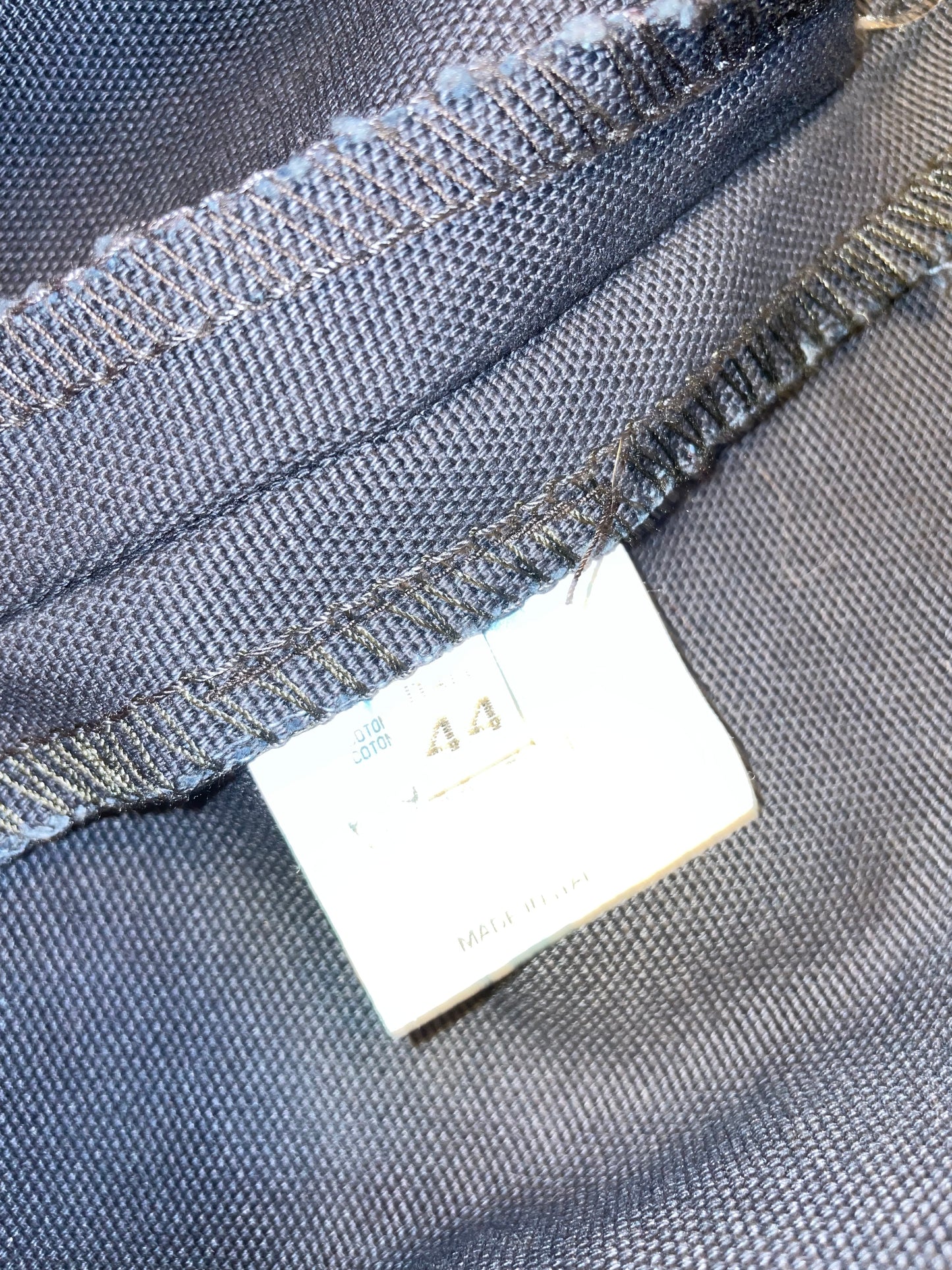 Margiela 1999 "Reproduction from a Doll's Wardrobe" blue cotton vest