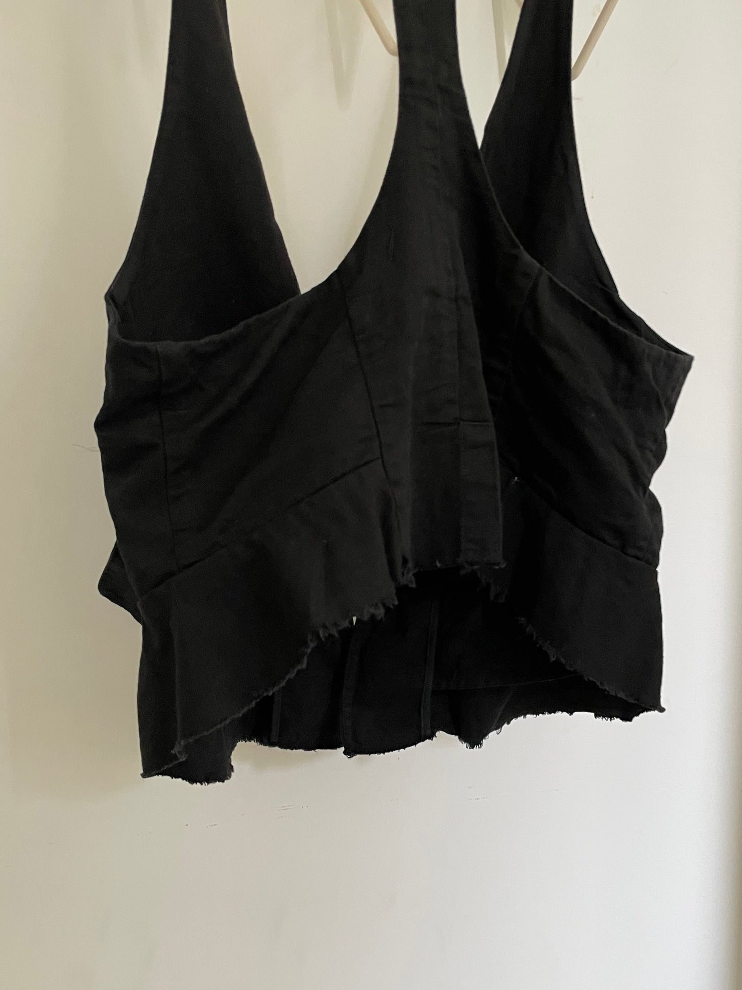 Ter et Bantine 2000's black cotton gilet
