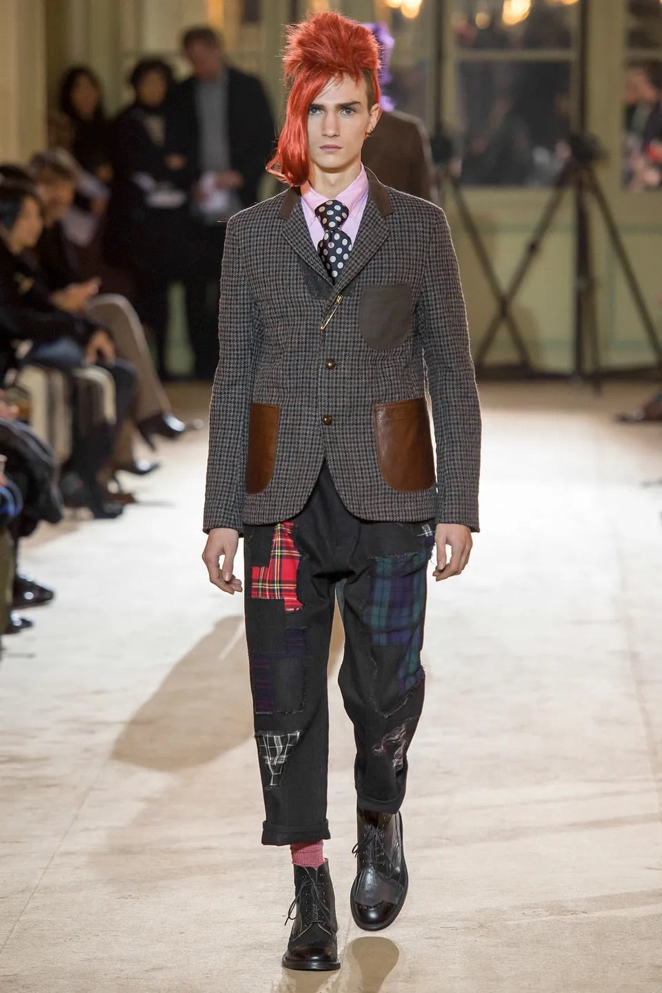 Junya Watanabe FW 2014 patchwork black denim jeans