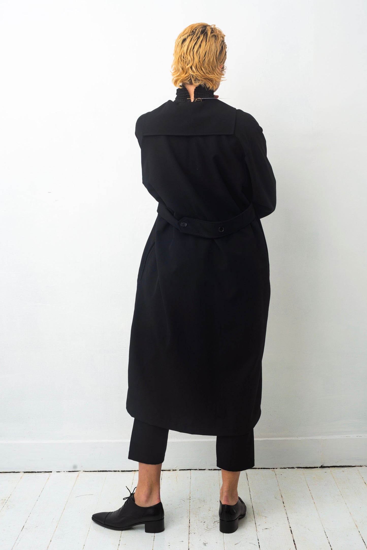 Comme des Garçons 90's black wool tunic dress