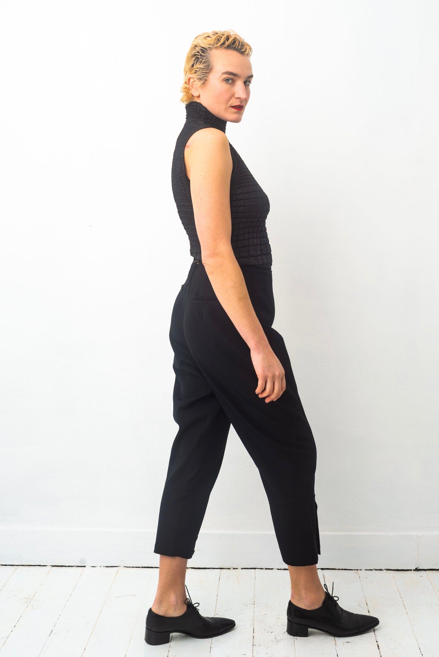 Comme des Garçons 90’s black wool jodhpur riding pants