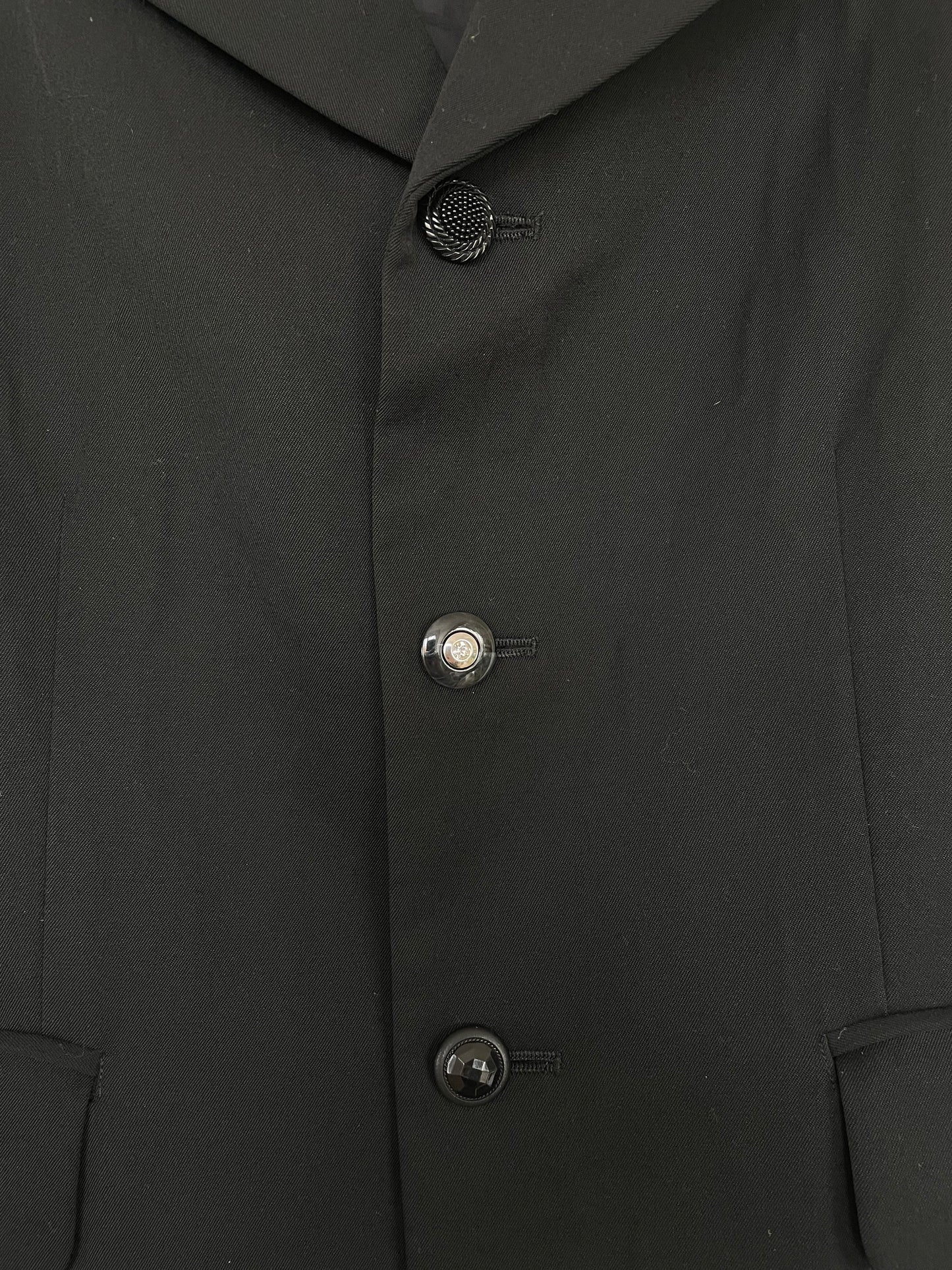 Comme des Garçons FW 2008 classic short black wool blazer