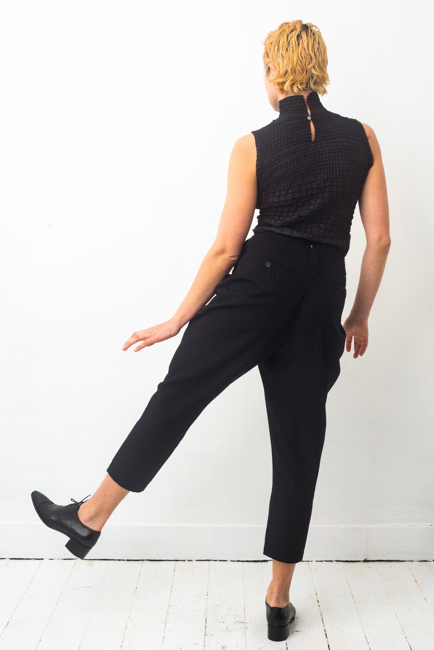 Comme des Garçons 90’s black wool jodhpur riding pants