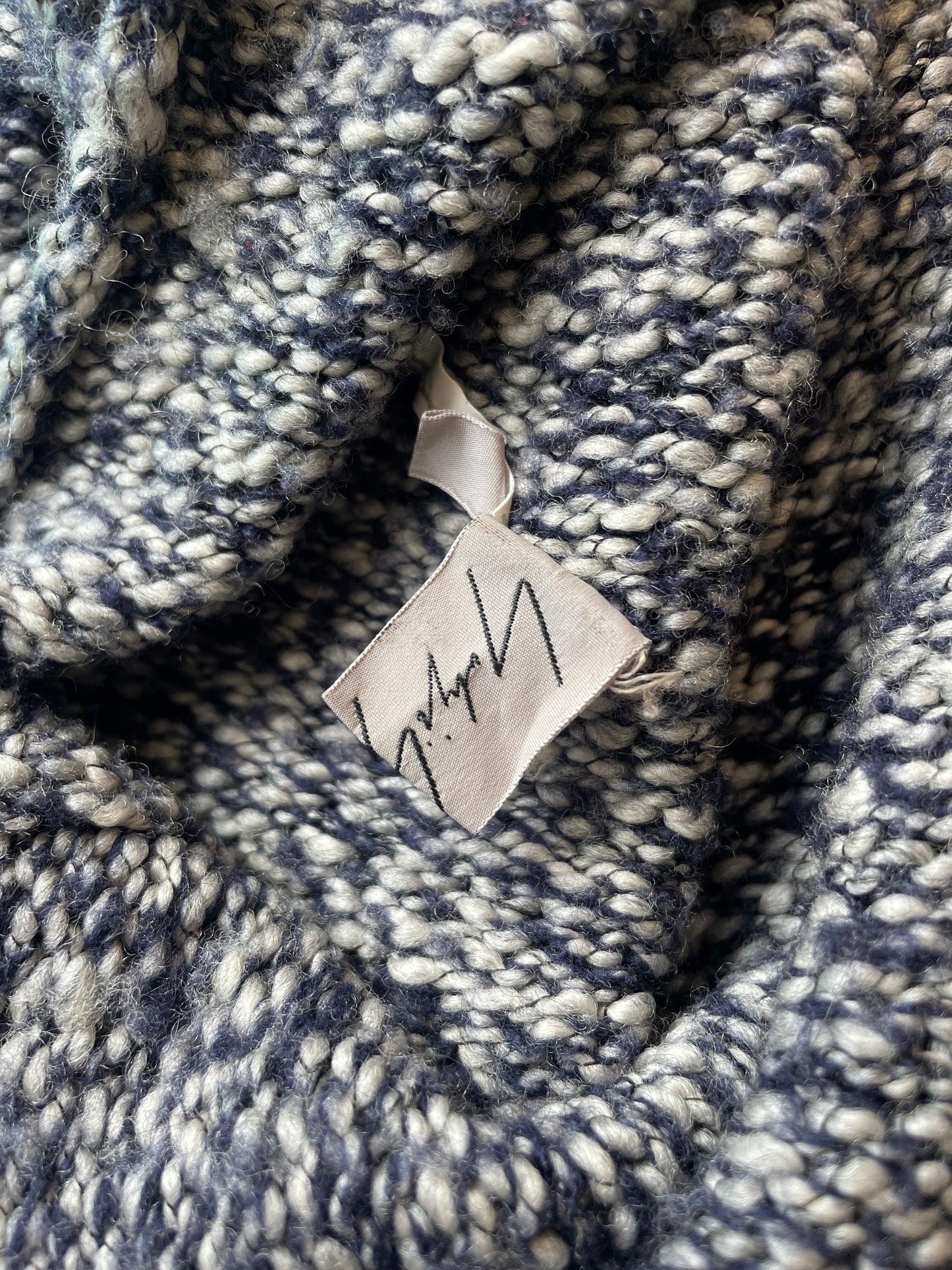 Yohji Yamamoto 2000's wool knit cut out sweater
