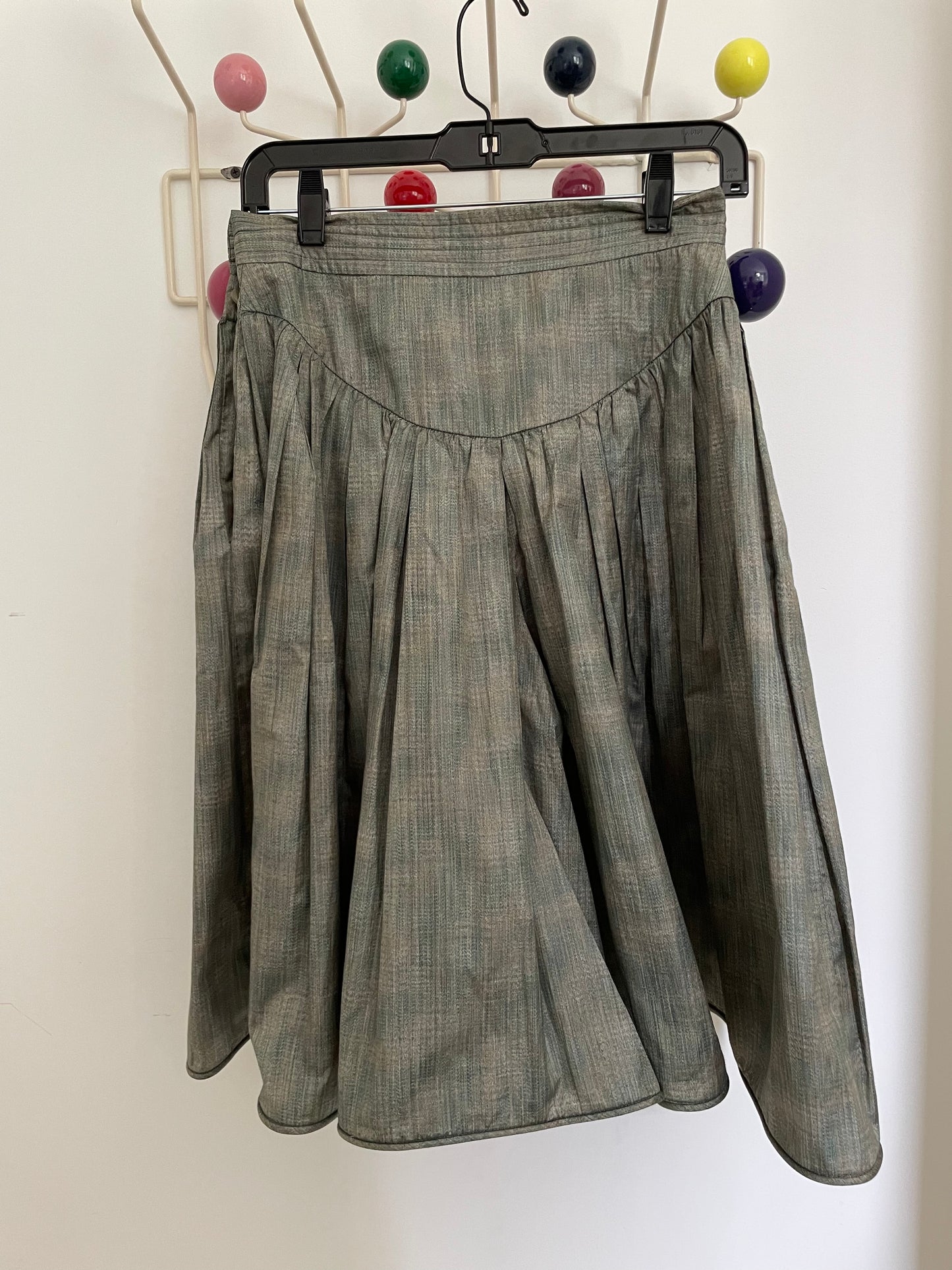 Giorgio Armani 80s khaki cotton short/skirt