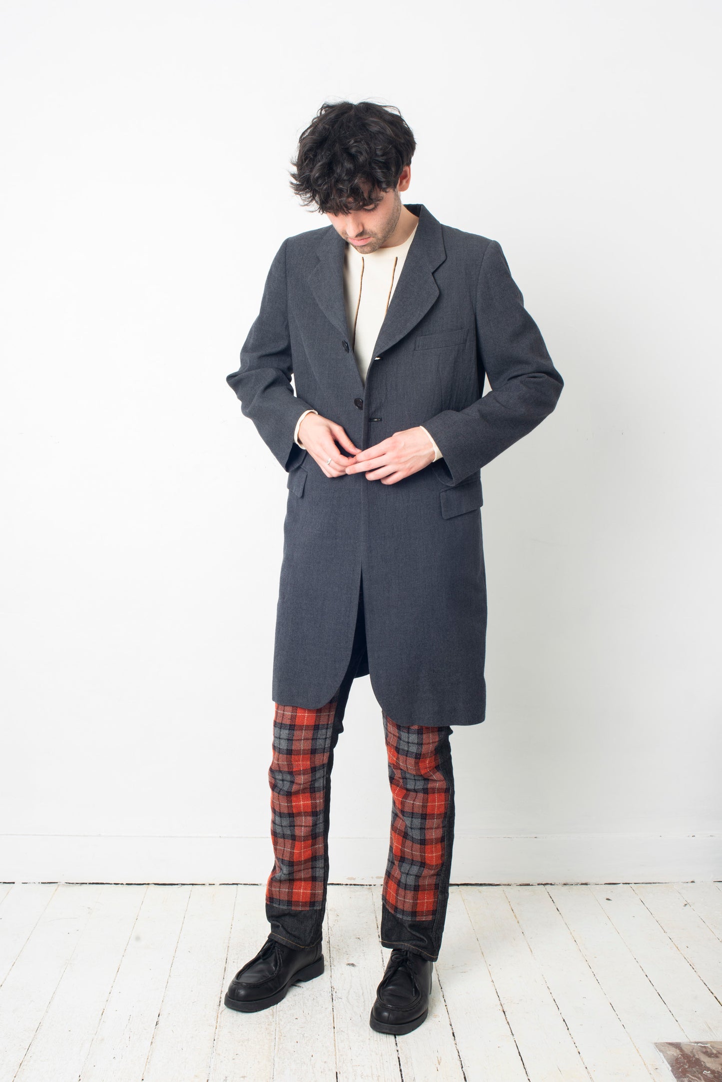 Comme des Garçons 90’s grey wool coat