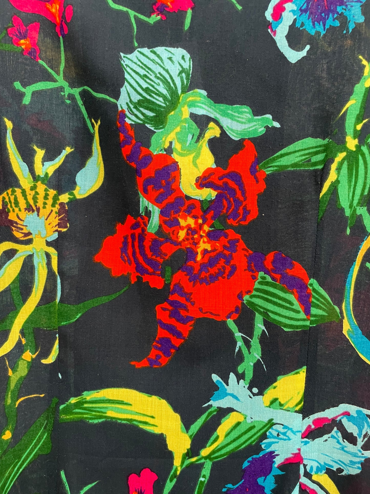 Ken Scott 70s flower print straight dress