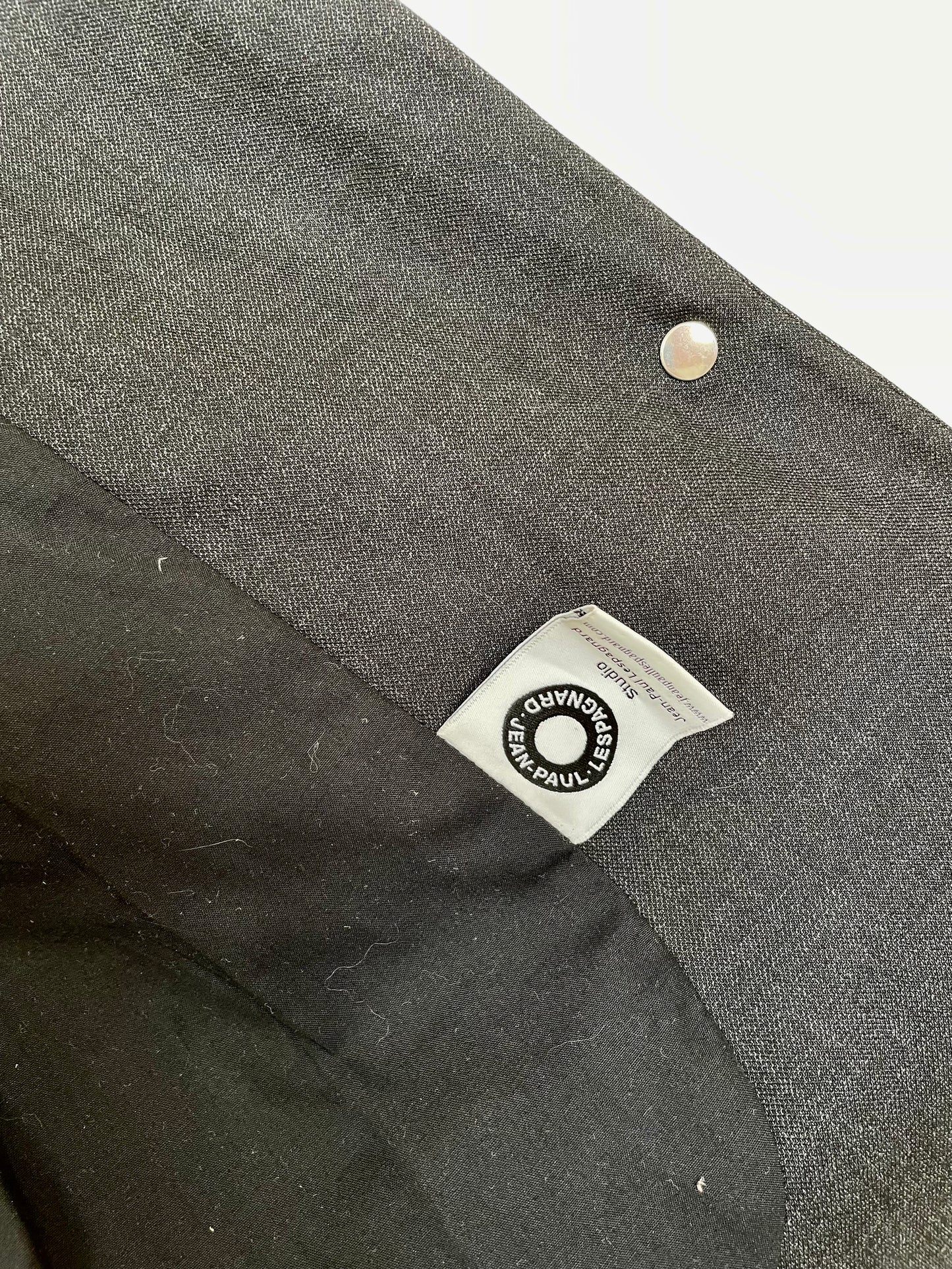 Jean-Paul Lespagnard grey transformable blazer with open armpits