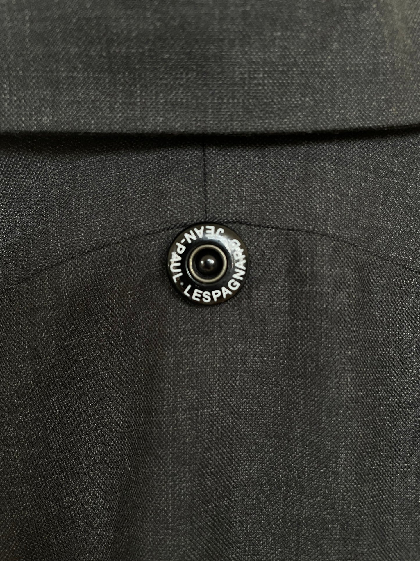 Jean-Paul Lespagnard grey transformable blazer with open armpits