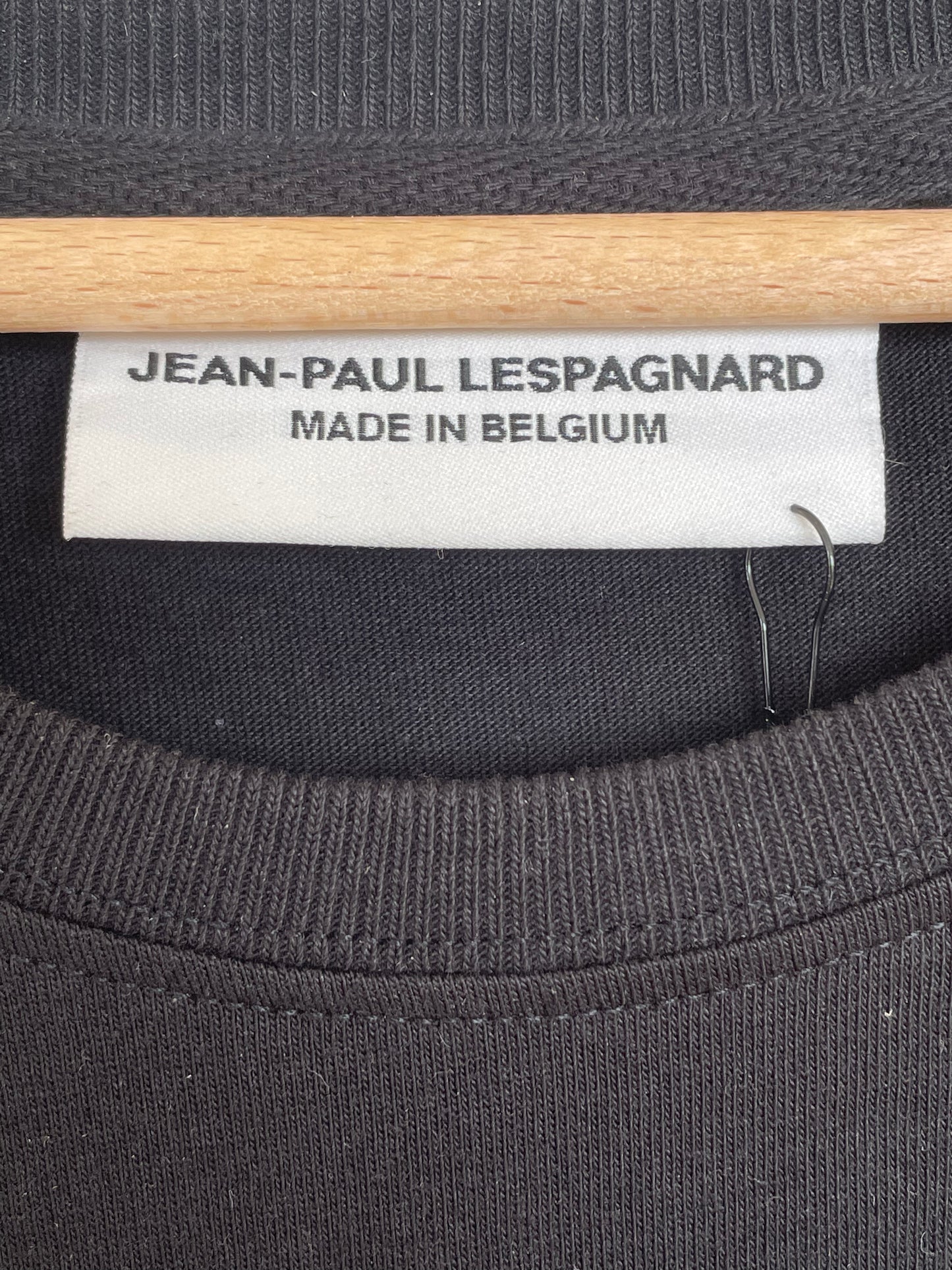 Jean-Paul Lespagnard "Cheese on Fleek" black cotton oversize t-shirt