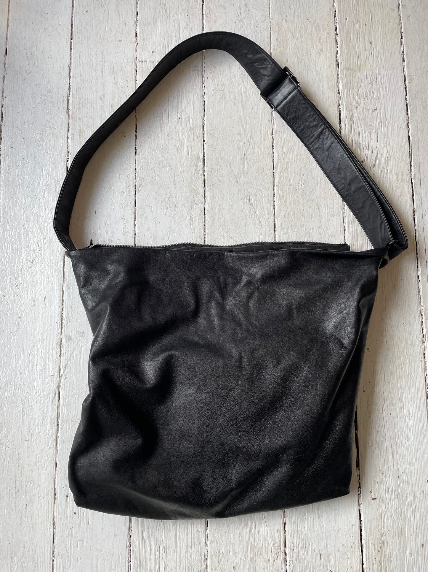 Yohji Yamamoto Discord FW 2020 leather shoulder bag