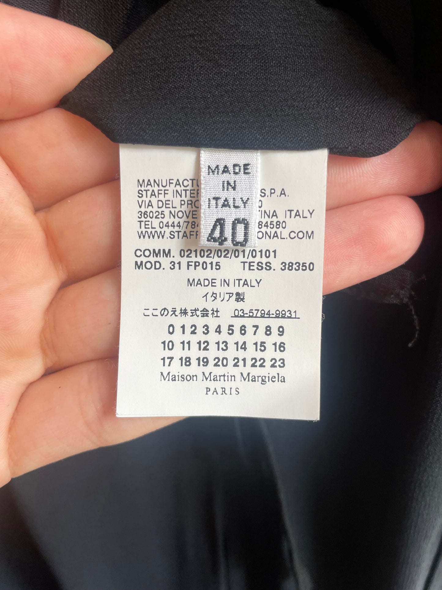 Martin Margiela Replica SS 2001 Reproduction of a work overall