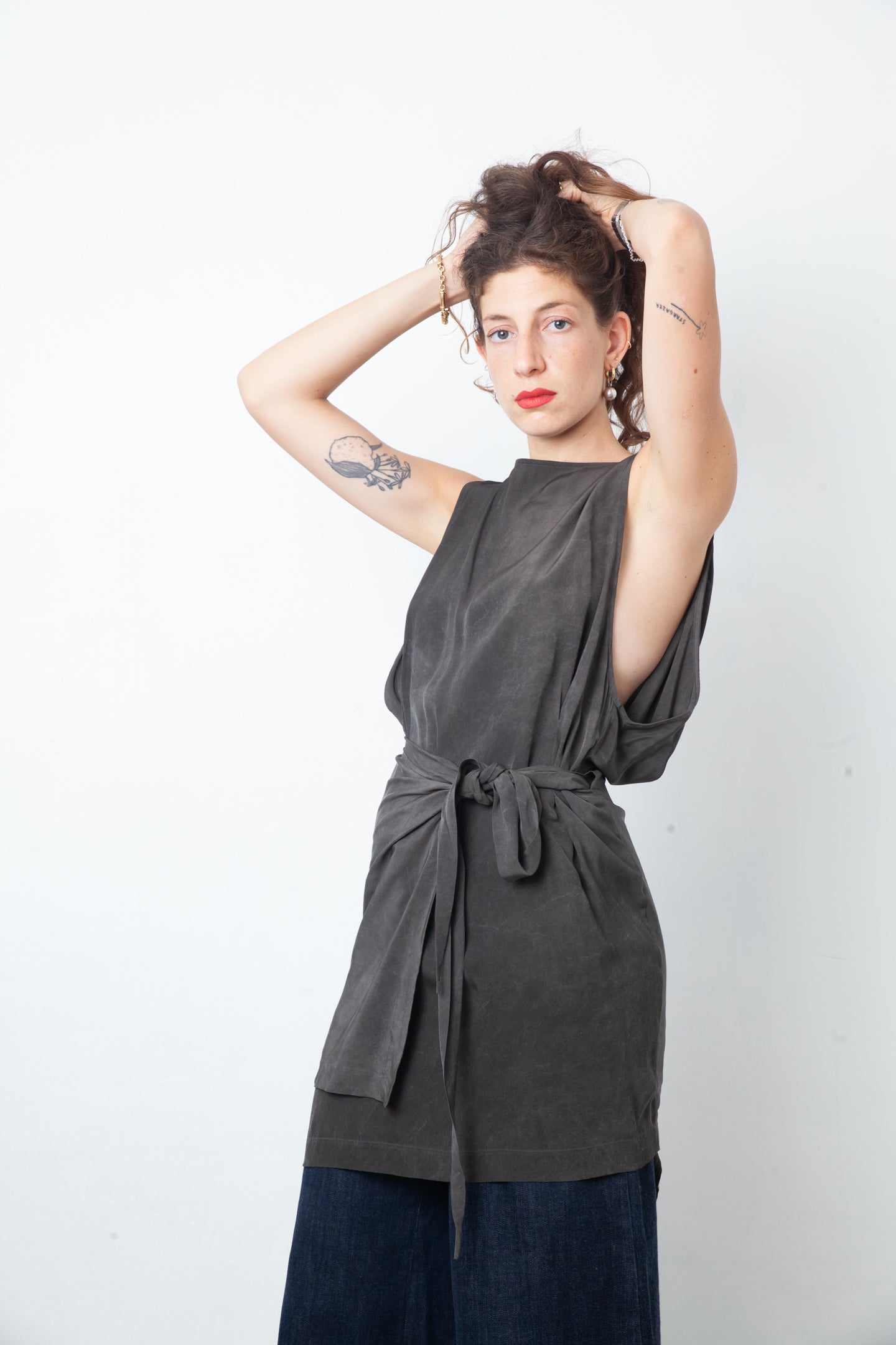 Damir Doma Spring 2011 grey wrap tunic / dress