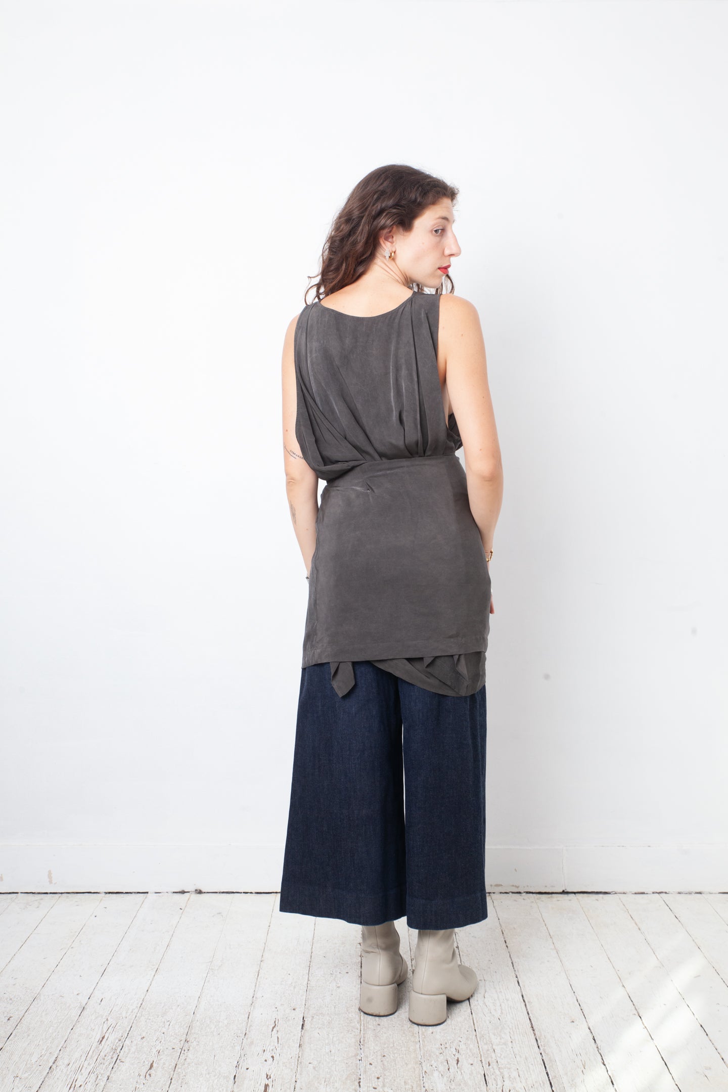 Damir Doma Spring 2011 grey wrap tunic / dress