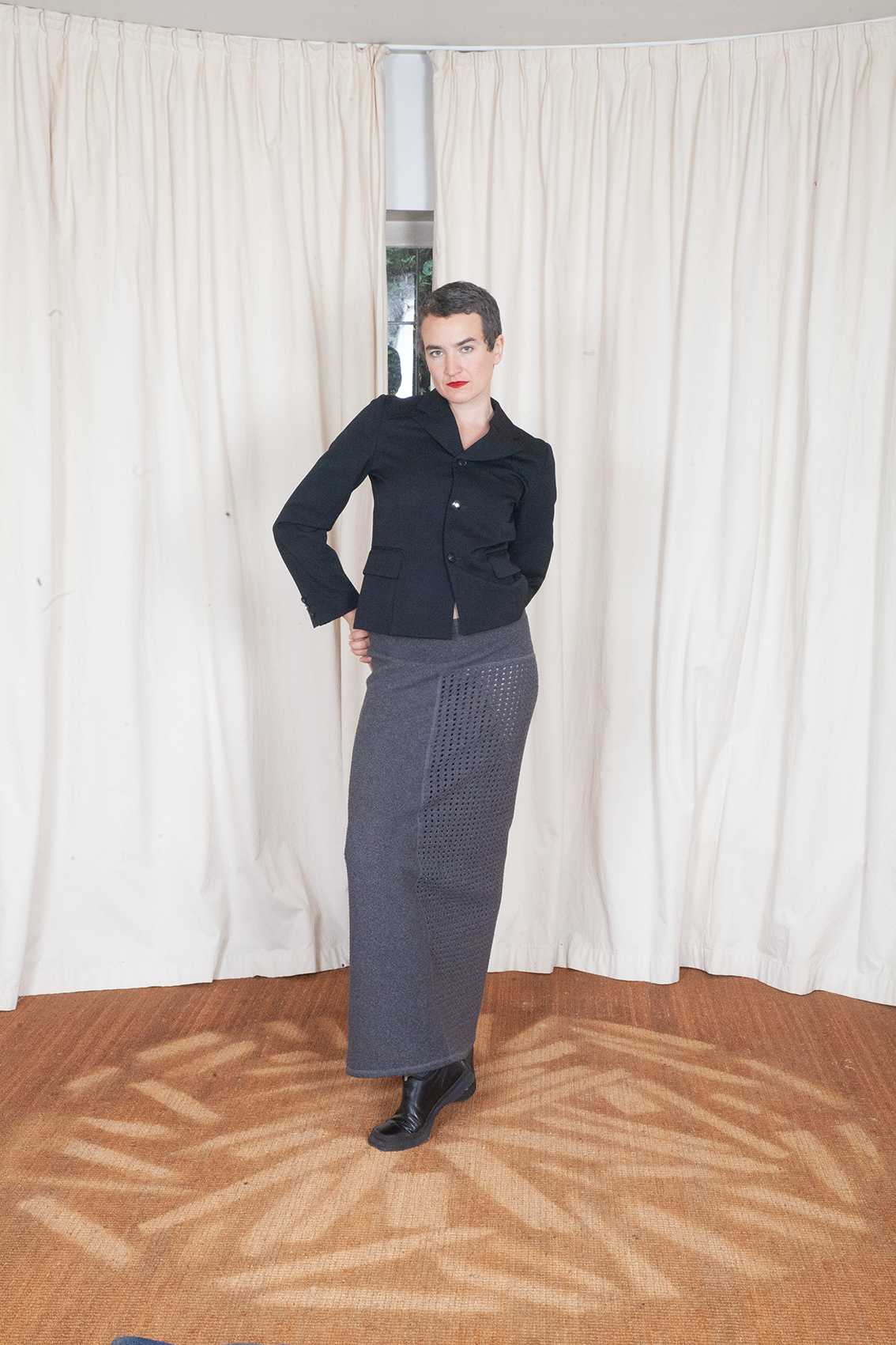Comme des Garçons FW 2008 classic short black wool blazer