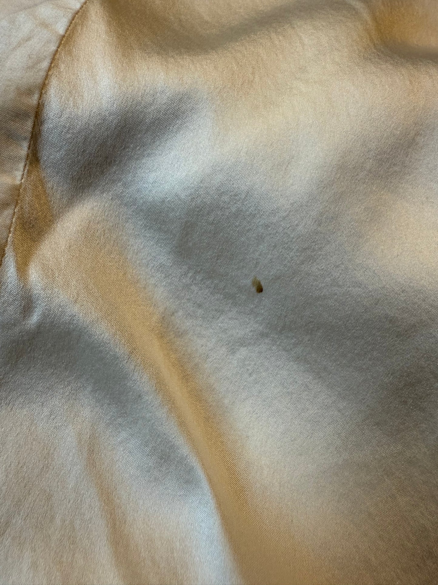 Ann Demeulemeester 2000's ivory silk draped jumpsuit / dress