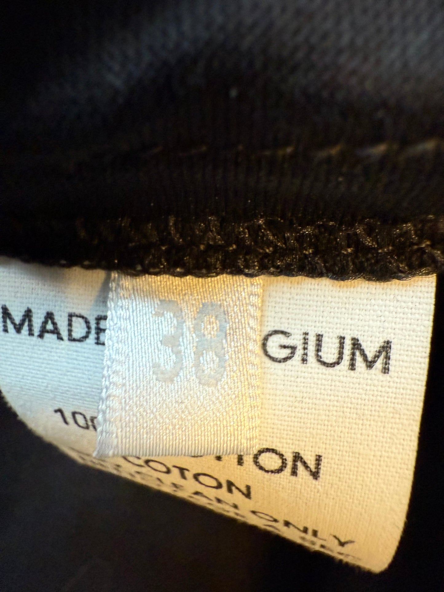 Veronique Branquinho 2000's black tank top with sequin bird