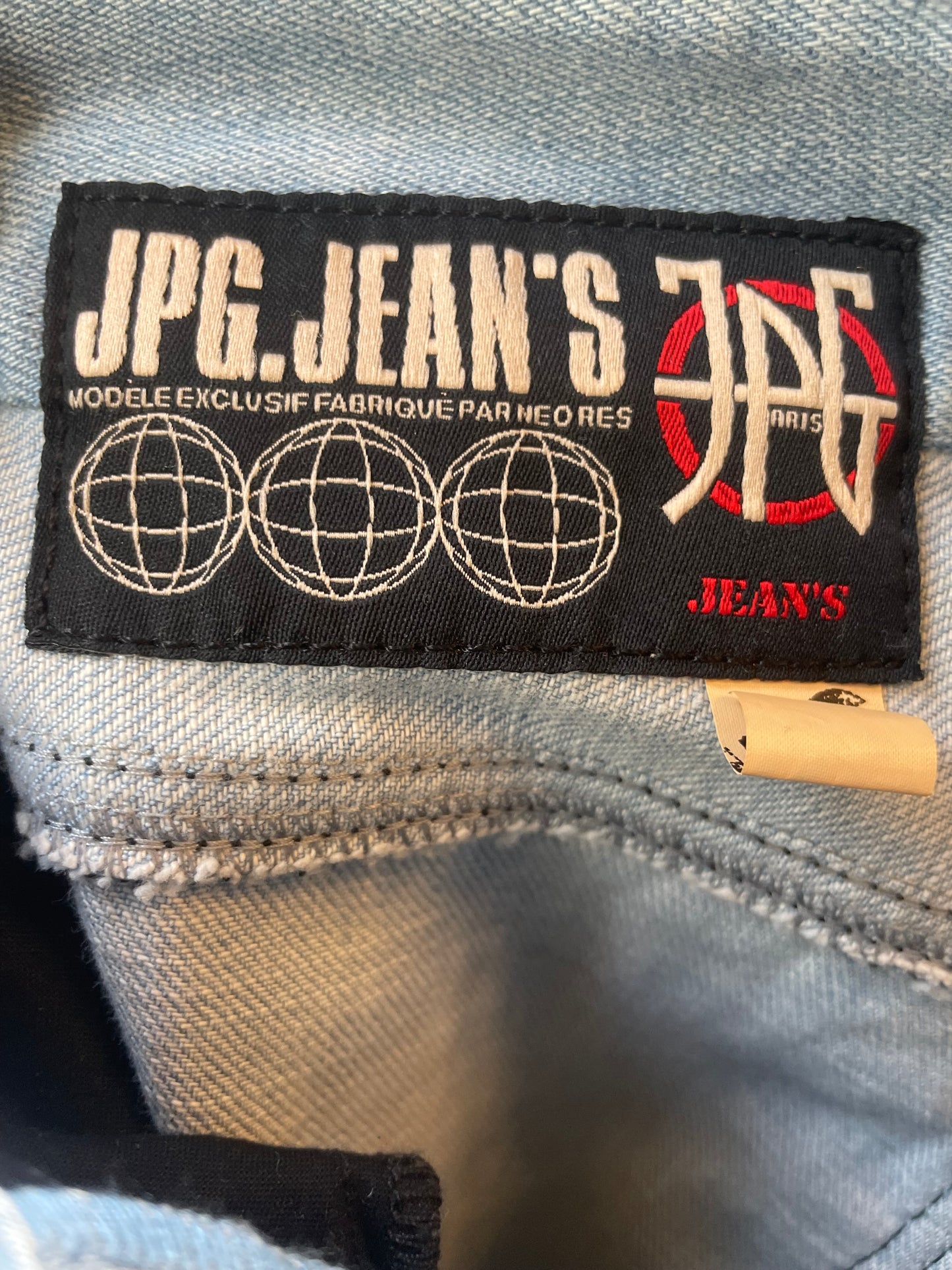 Jean Paul Gaultier 2000's double layer fishnet jeans
