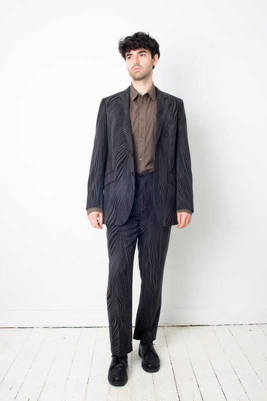 Etro 2000'S psychedelic zebra suit