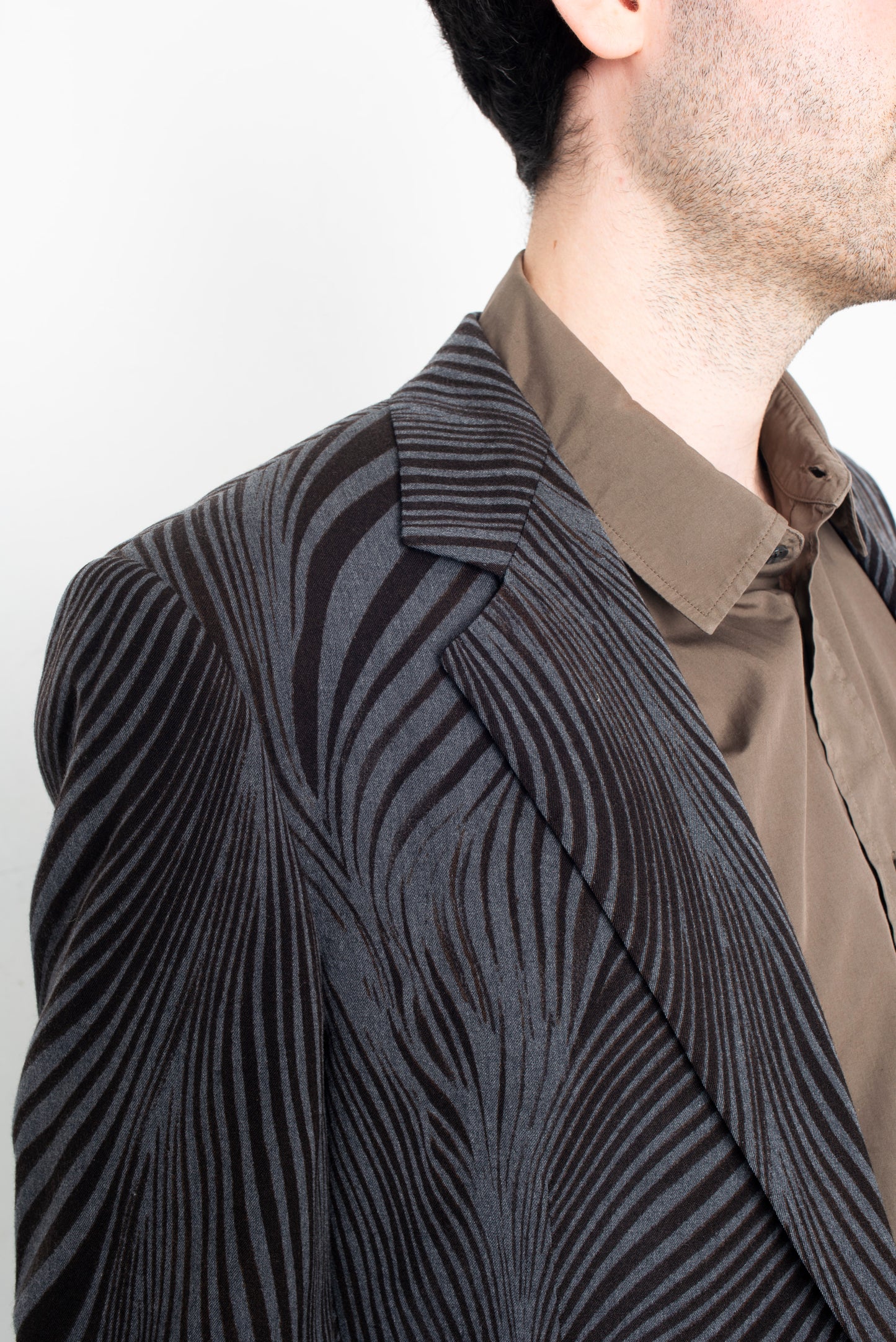 Etro 2000'S psychedelic zebra suit