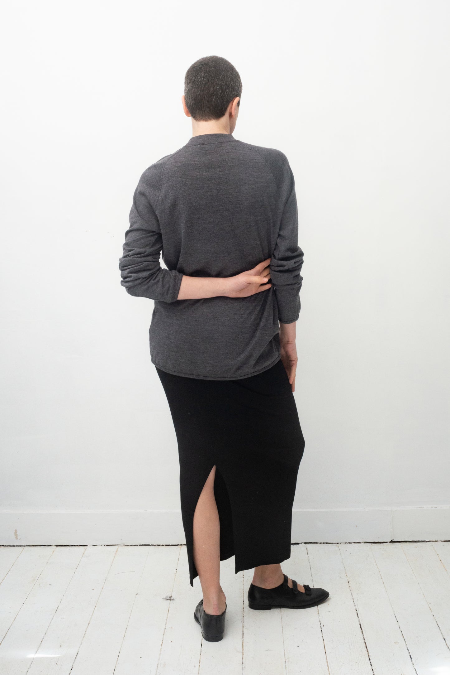 Comme des Garçons AW 2010 3D bulletproof vest grey wool sweater