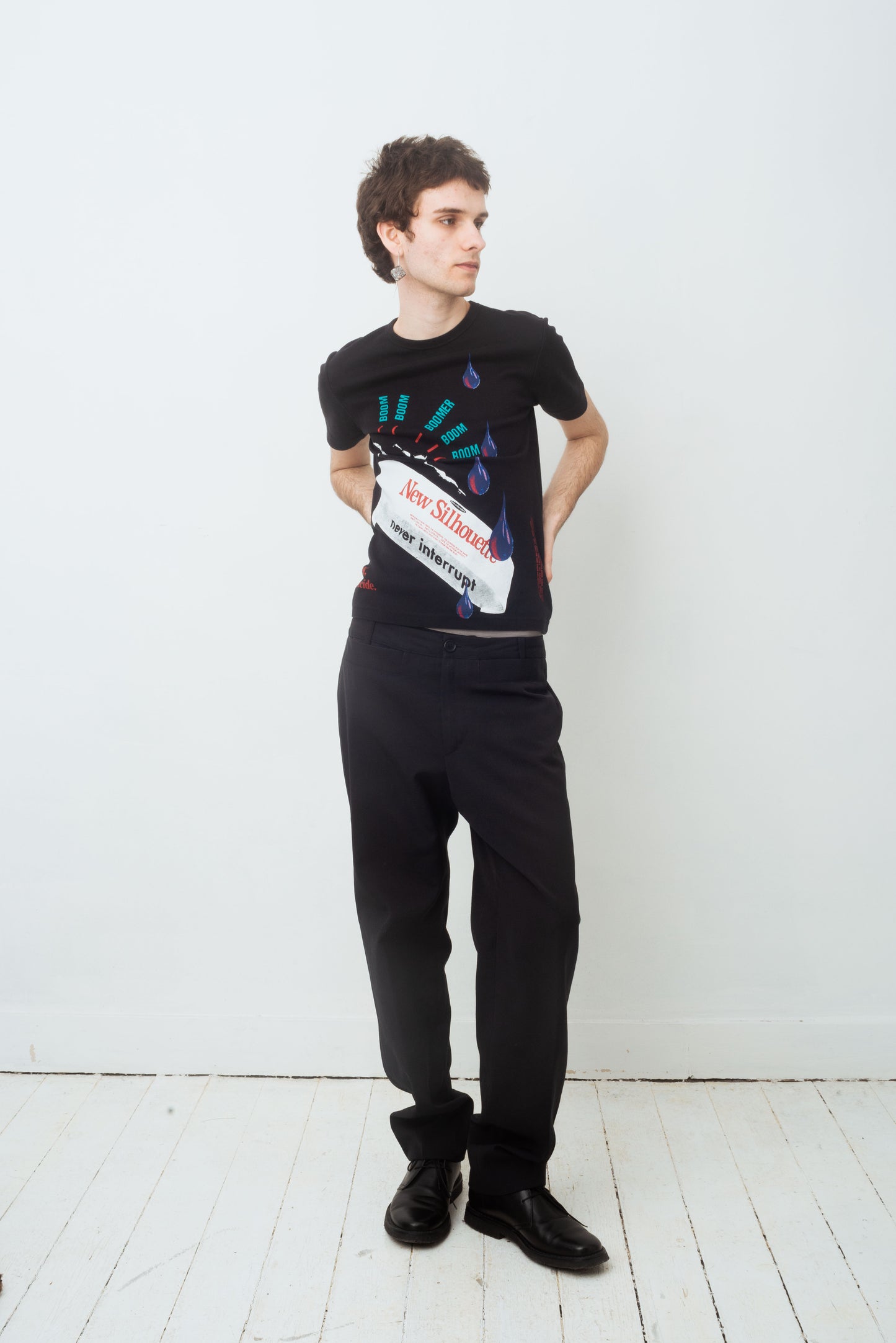 Raf Simons SS2014 New Silhouette graphic print t-shirt
