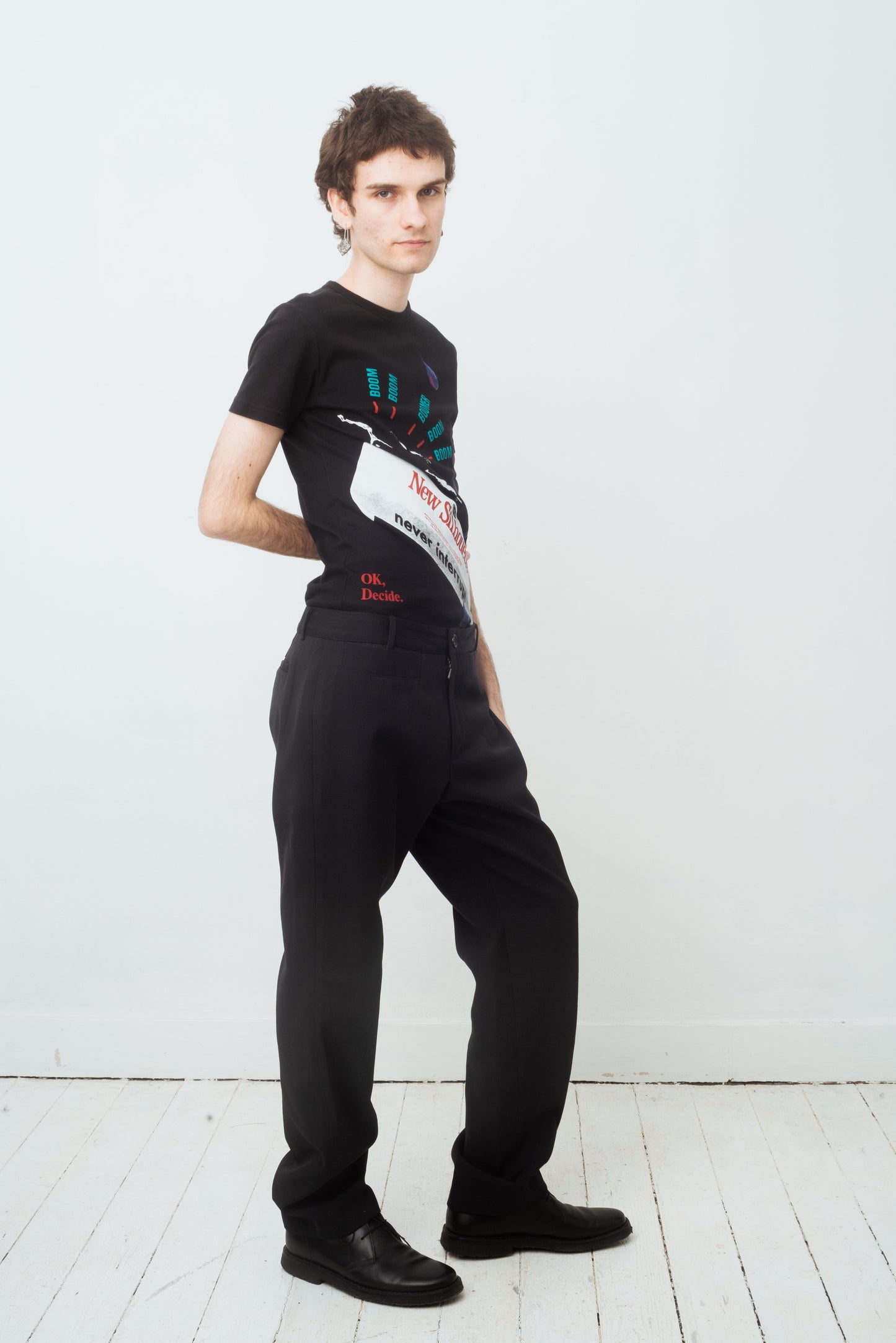 Raf Simons SS2014 New Silhouette graphic print t-shirt