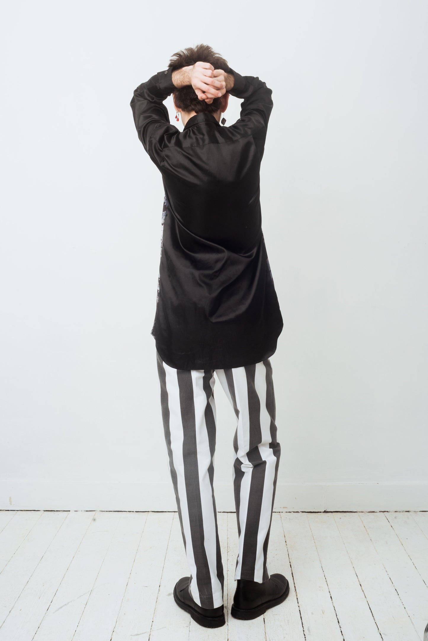 Comme des Garçons Homme Plus Fall 2019 x Jonathan Meese artist print shirt