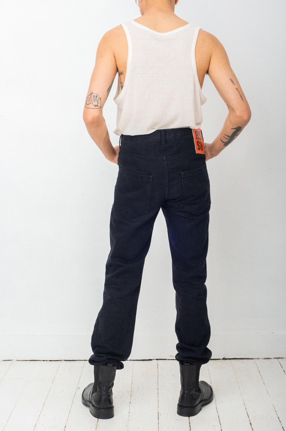 Raf Simons AW2018 black jeans