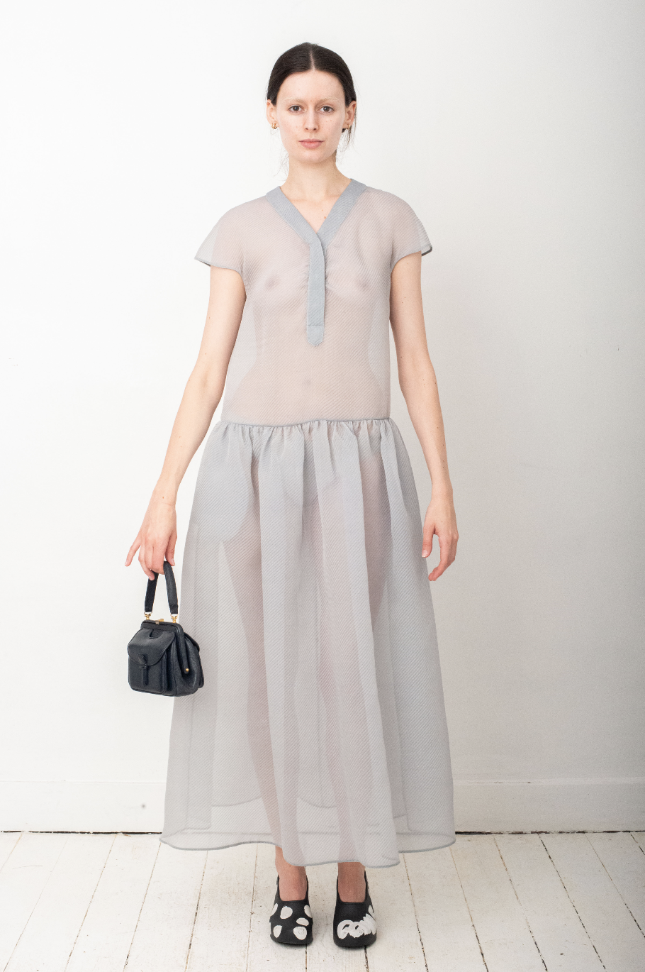 Fendi 2017 transparent light blue organza maxi dress – Heterodoxa_