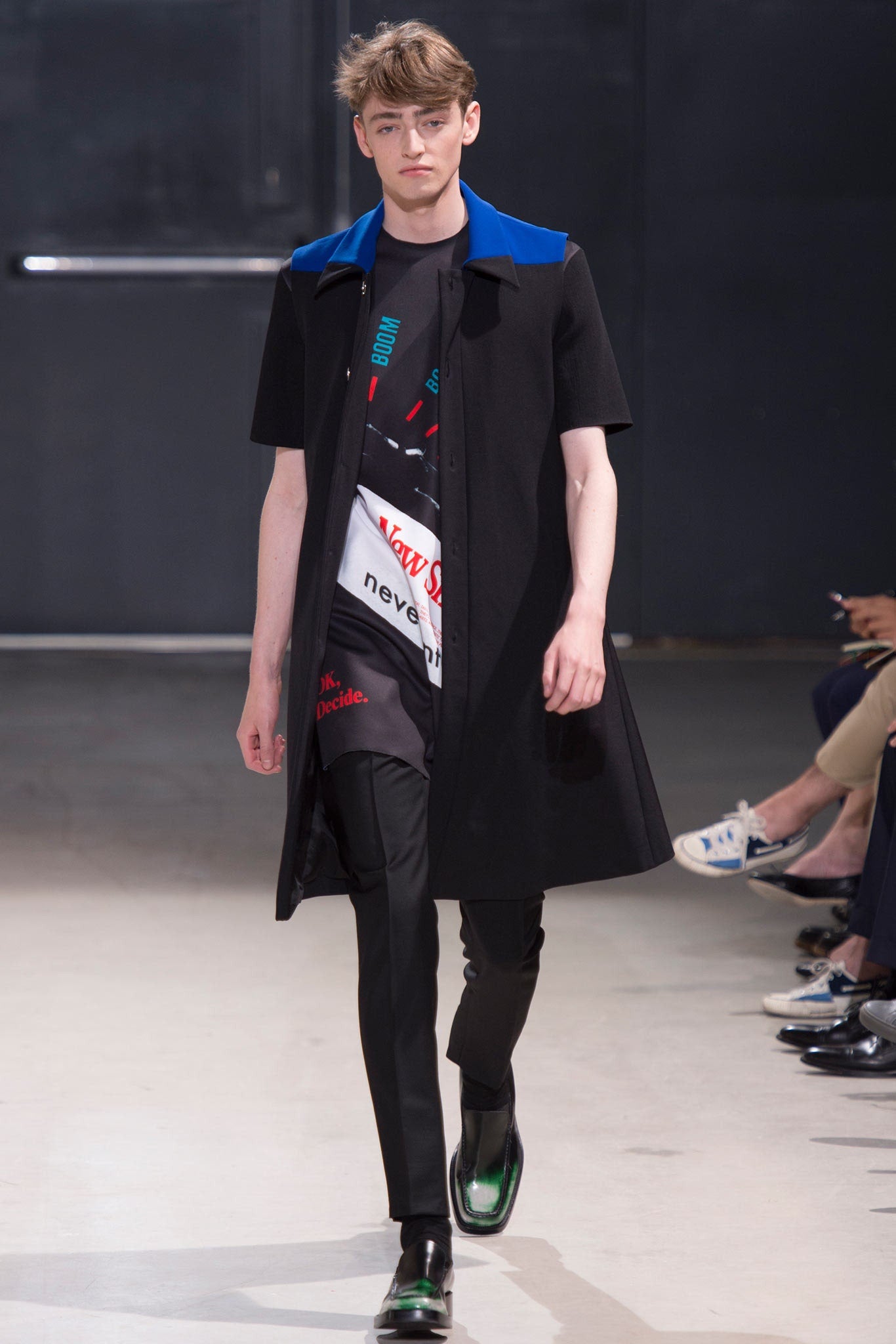 Raf Simons SS2014 New Silhouette graphic print t-shirt