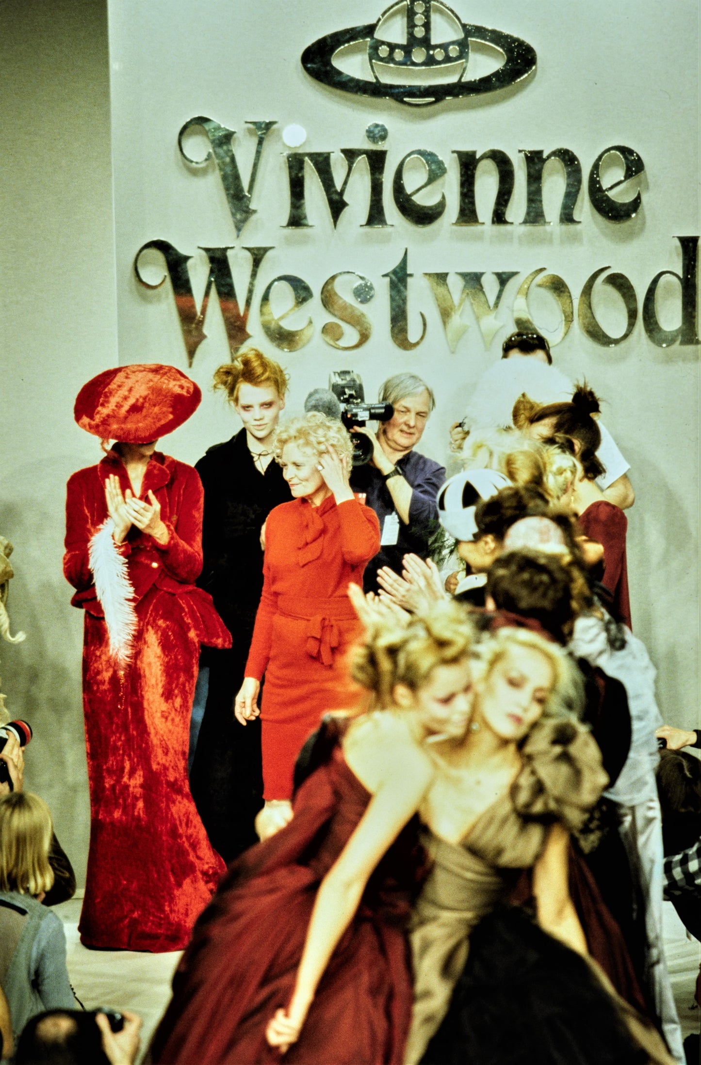 Vivienne Westwood 1996 Gold Label Runway Asymmetric faux fur jacket