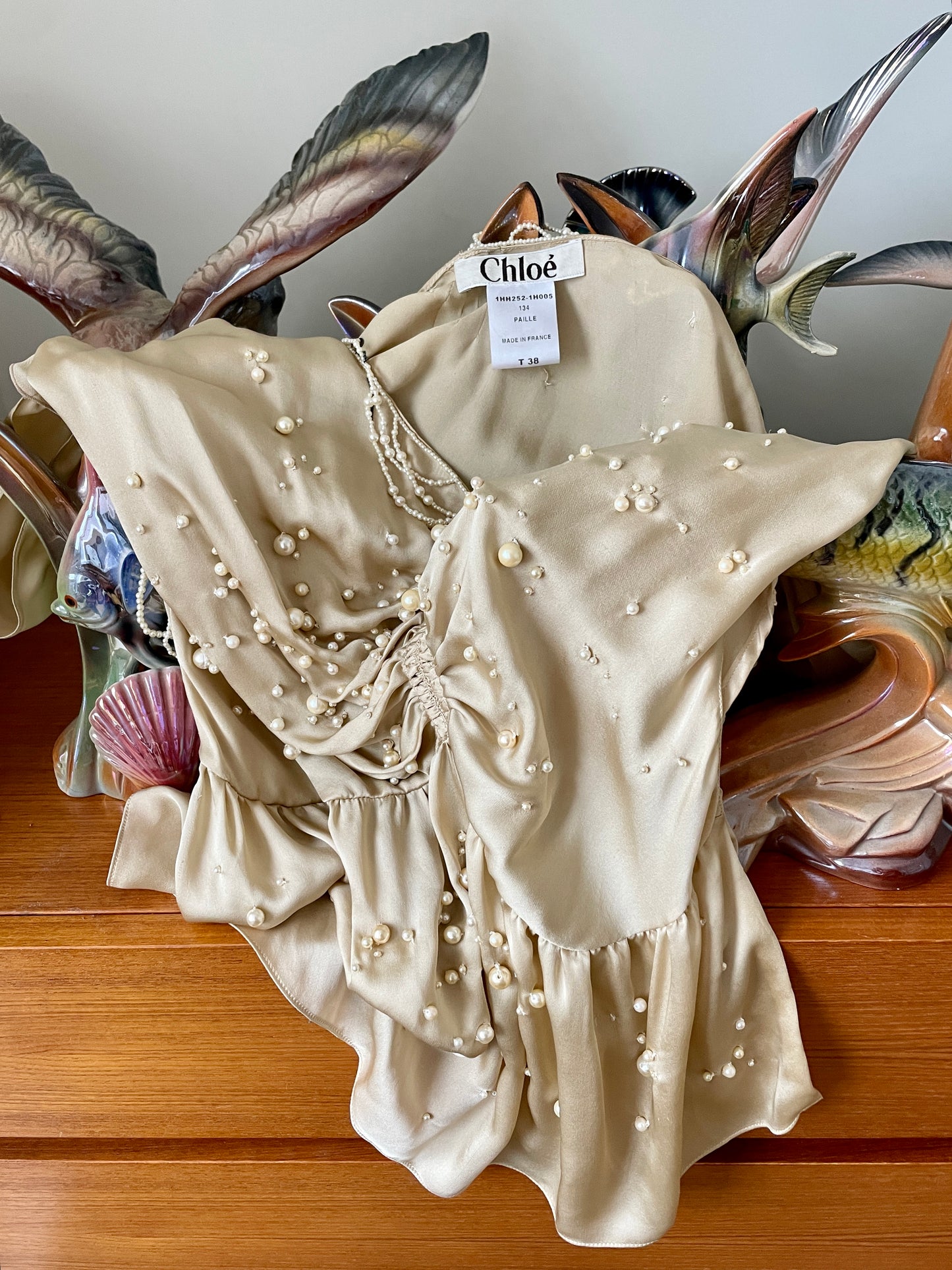 Chloé 2001 FW runway Pearl top