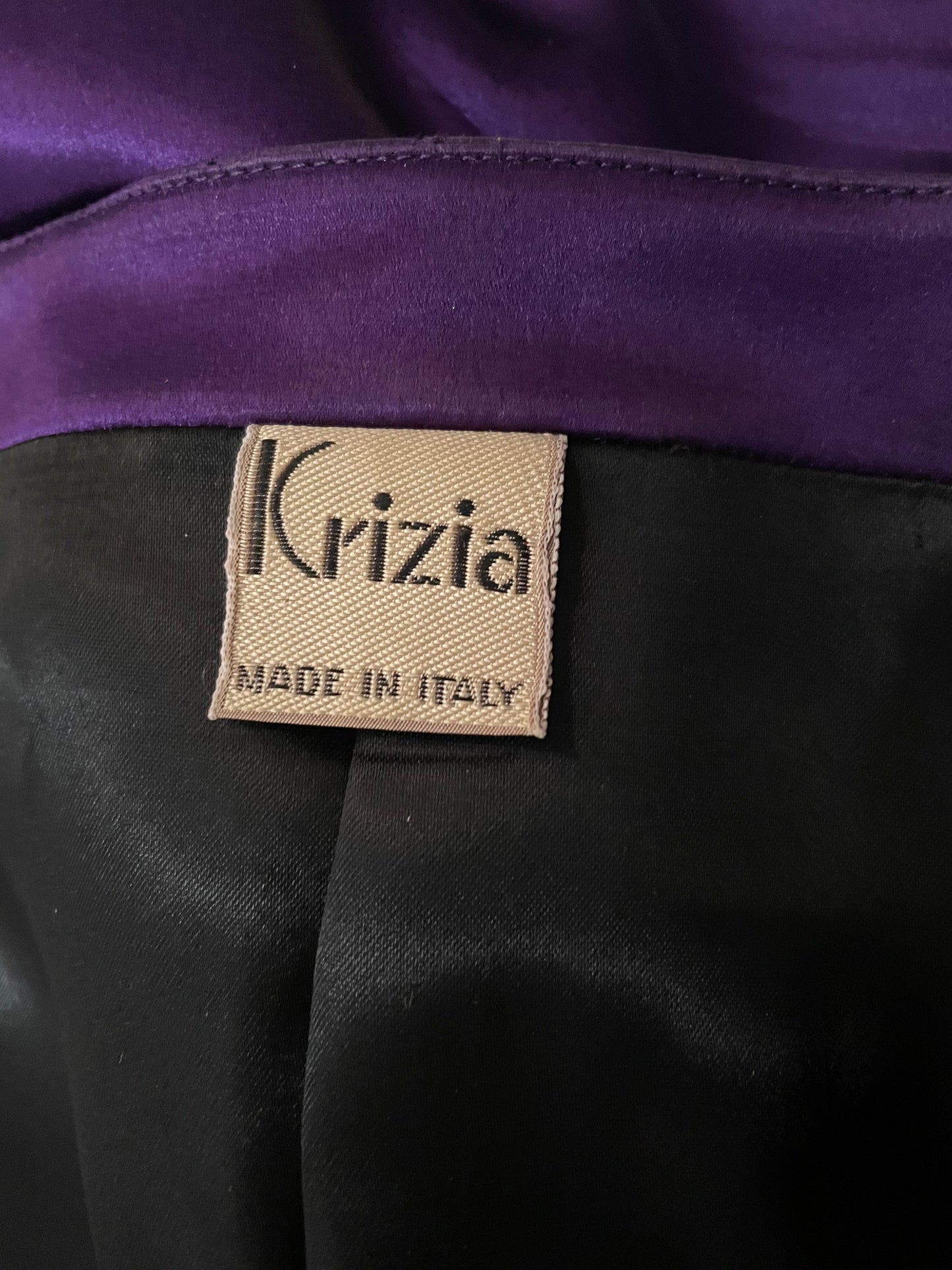 Krizia 1980's Purple Suit