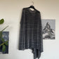 Issey Miyake 2000's pleats please silver poncho