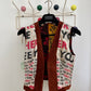 Moschino 90's patchwork leather gilet