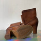 Maison Margiela 2000's caramel high heels ankle boots size 36