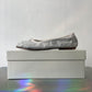 Maison Margiela 2000's paper effect leather ballerina tabis size 39