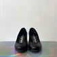 Biography by Engels and Strijbol 2000's black leather pumps with wrapped heel size 37
