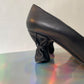 Biography by Engels and Strijbol 2000's black leather pumps with wrapped heel size 37