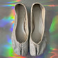 Maison Margiela 2000's paper effect leather ballerina tabis size 39
